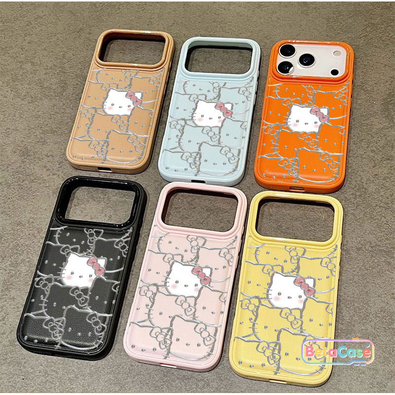 เคสโทรศัพท์ไอโฟน ลายแมวขาวเงินการ์ตูนน่ารัก ลายฮโลแกรฟิกสร้างสรรค์ for iPhone 17 16 15 14 13 12 11 17ProMax 17Pro 16plus