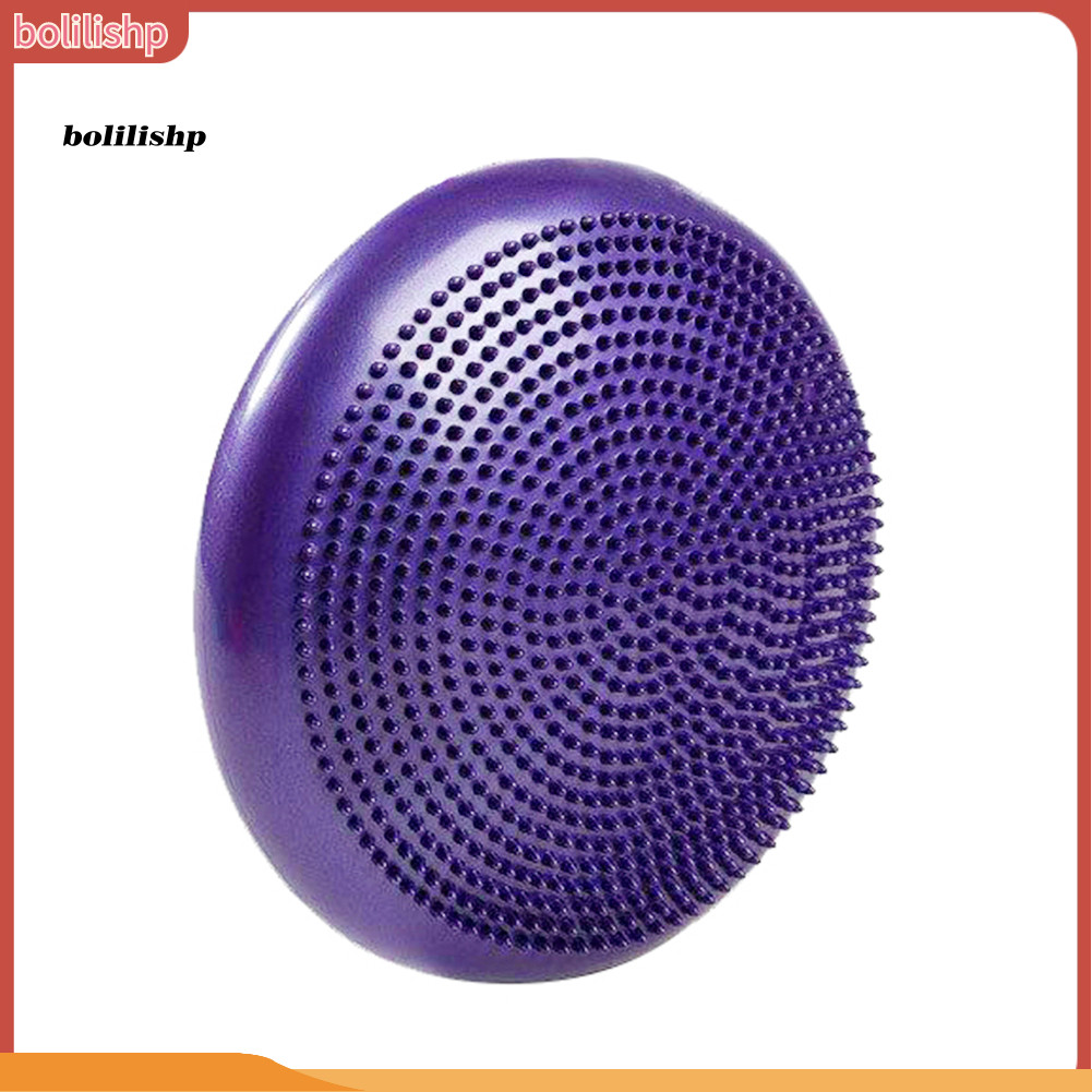 {bolilishp} 33 ซม.โยคะยิมStability Wobble BALANCEนวดPad Mat Disc Cushion