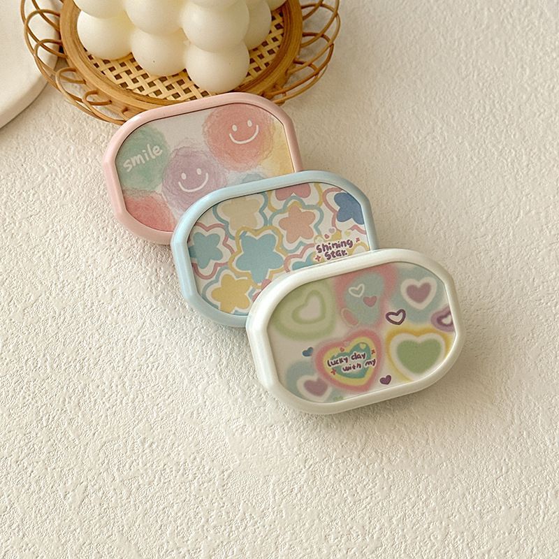 Hot Sale#[1.2Ten Thousand People Praise]ins Girly Style Cartoon Contact Lens Case Cute Compact Porta