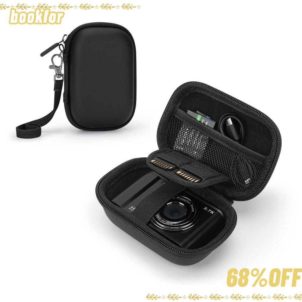 BOOKFOR กระเป๋าเดินทาง,กันกระแทก Anti-fall Camera Storage ,แบบพกพาน่ารัก EVA Shell Plush Padding SD 