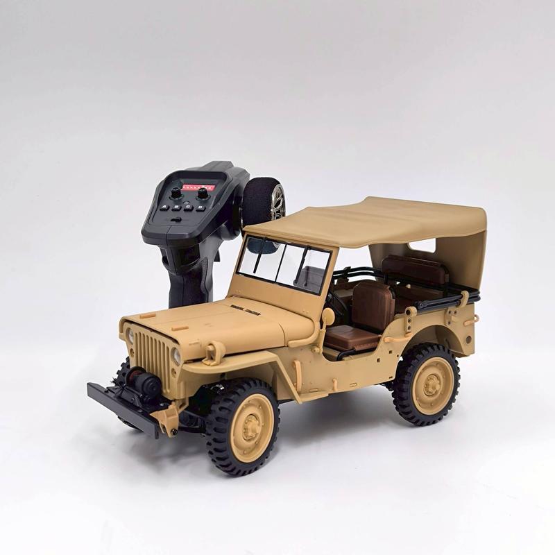 รถบังคับ Simulation U.S. Willys RC  Off-Road Car 1:14 2.4G 4WD HG4-58