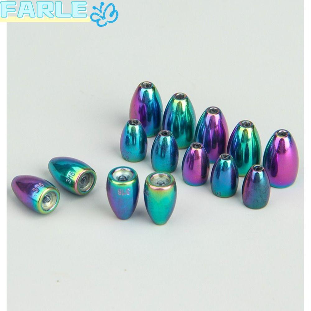 FARL Tungsten Fishing Sinkers 1.8g-21g กะทัดรัดพร้อม Connector สำหรับตกปลา