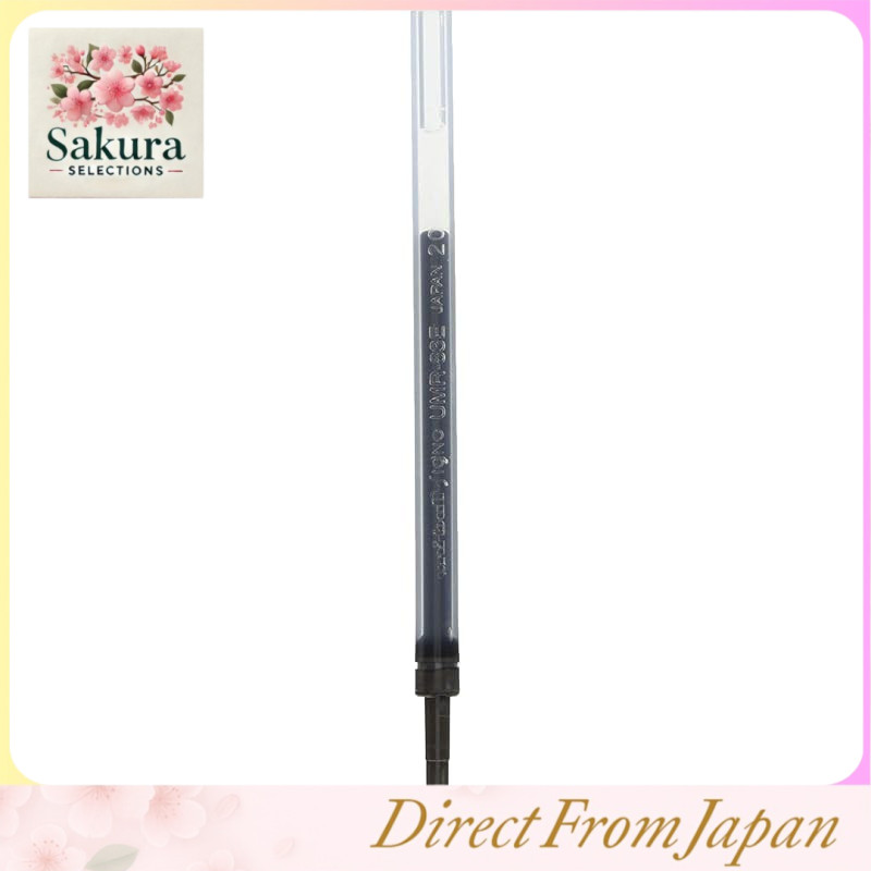 Mitsubishi Pencil Signo Gel Ink Pen Refill 0.38mm Black UMR83E.24