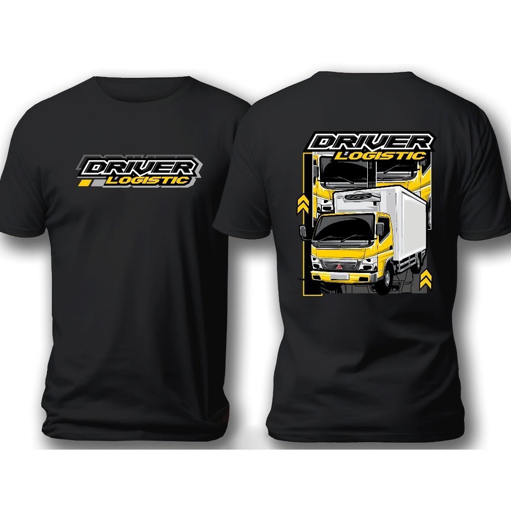 LOGISTIC DRIVER Truck T-shirt / LOGISTIC DRIVER Truck Distro T-shirt / Combed Cotton Top / เสื้อยืดผ