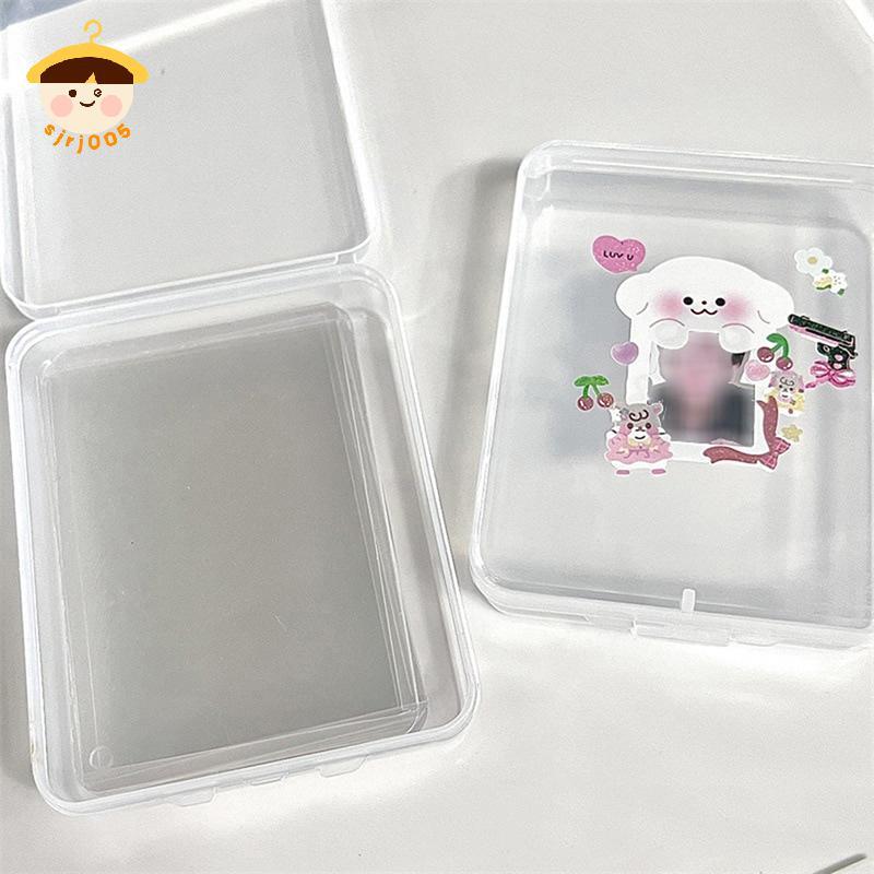 〔8C05〕 กล่องเก็บของพลาสติกใส Photocards กล่องเก็บการ์ดขนาดเล็กกล่องจัดระเบียบ 〔8C〕