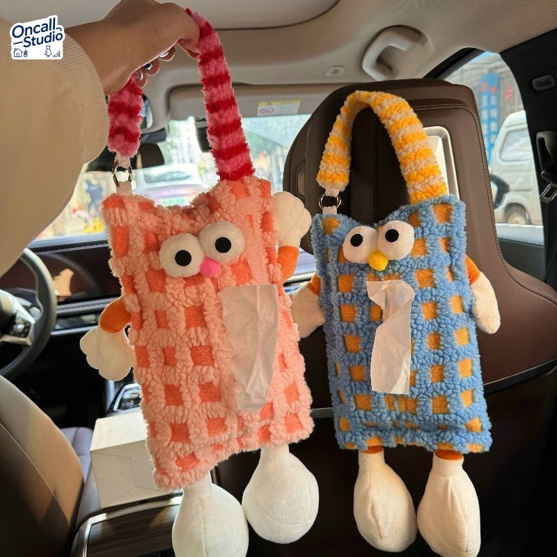 กล่องทิชชู่ติดรถยนต์ 🚗 ตัวการ์ตูนน่ารัก 🦕 ติดเบาะหลัง-ในบ้าน 🏠 สินค้ายอดนิยม สำหรับเบาะหลัง-โซฟา🛋️