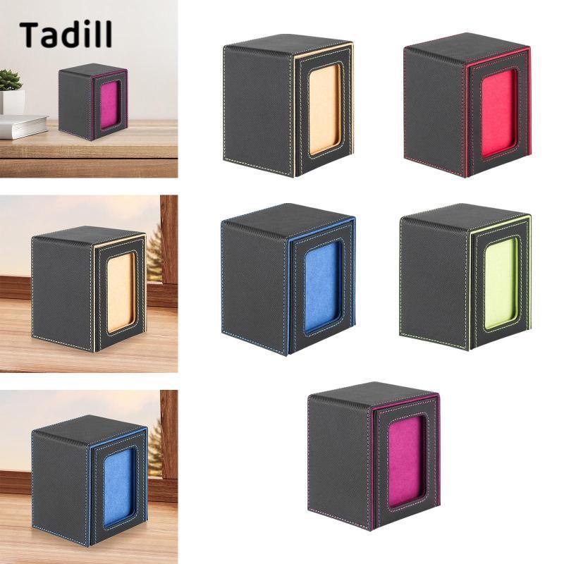 [negjsg] Trading Card Deck Box Card Deck Case for Collectible Card Storage Case, Card Organizer