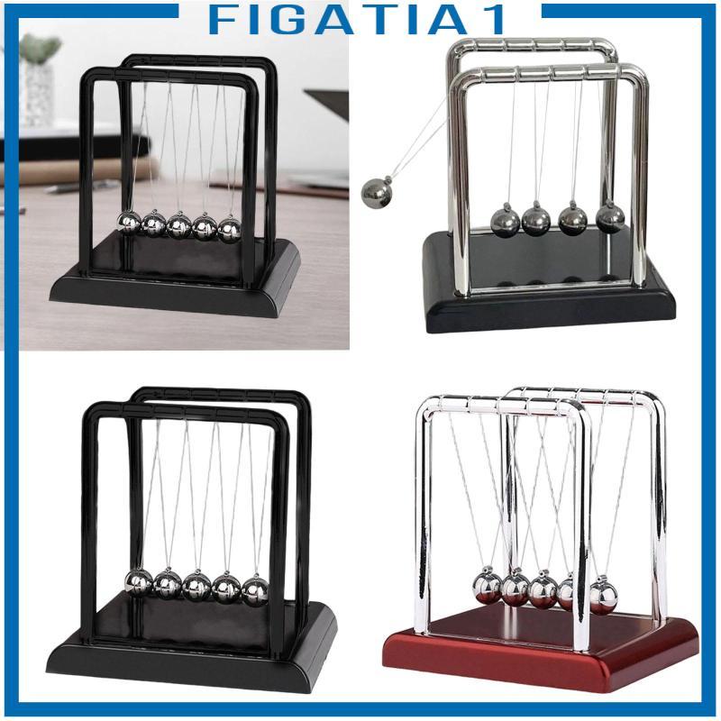 [figatia1] Newton Cradle Pendulum Balls แกว่งของเล่นเพื่อการศึกษาสําหรับเด็กสําหรับเดสก์ท็อป