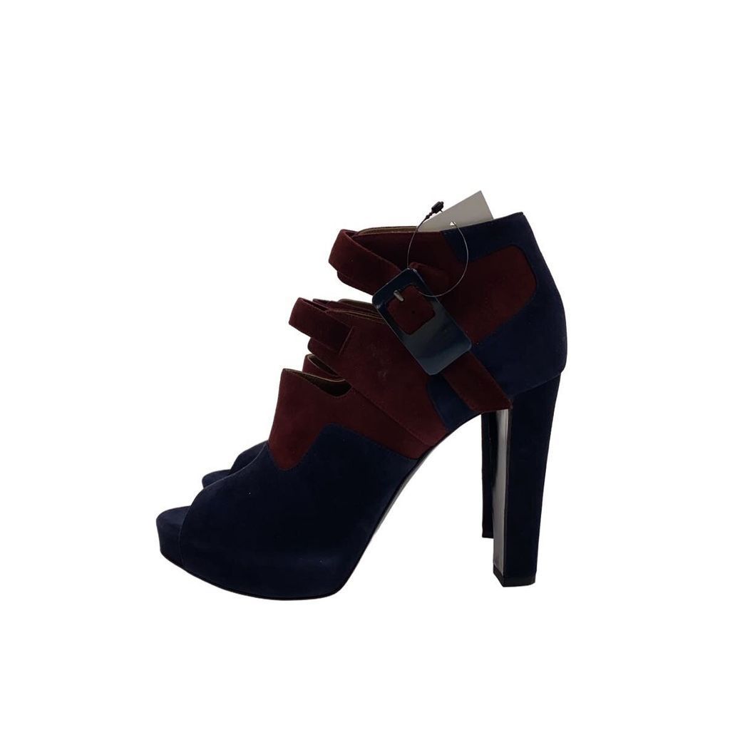 HERMES Sandals 38 Navy Direct from Japan Secondhand