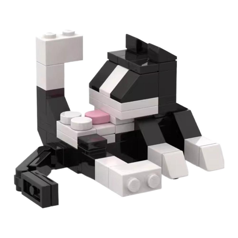 City Cat Animal Series Building Blocks ของเล่นเพื่อการศึกษาสําหรับเด็ก, Diy สร้างสรรค์สําหรับวันเกิด