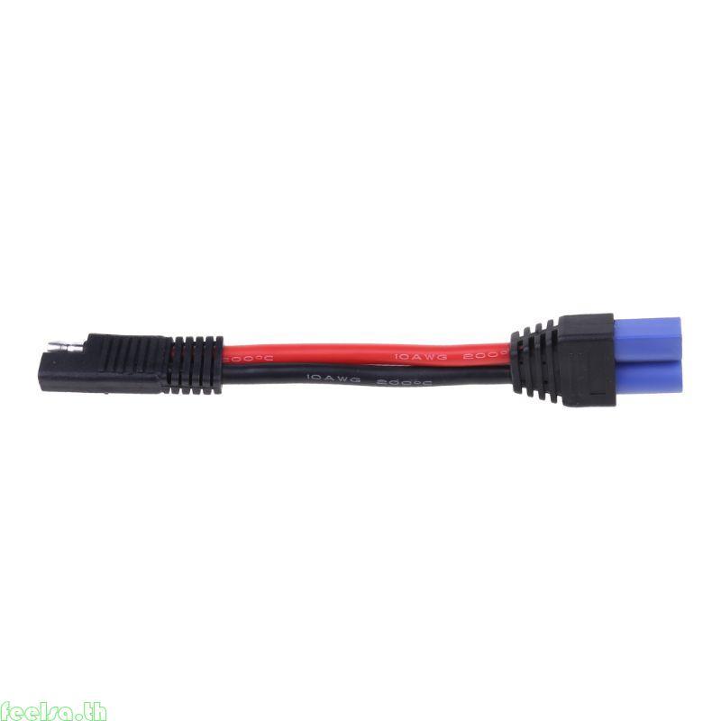 Feela 10 AWG SAE To EC5 ชายปลั๊กเชื่อมต่อ SAE แหล่งจ่ายไฟอะแดปเตอร์ยานยนต์สาย SAE To EC5 หญิงปลั๊ก C