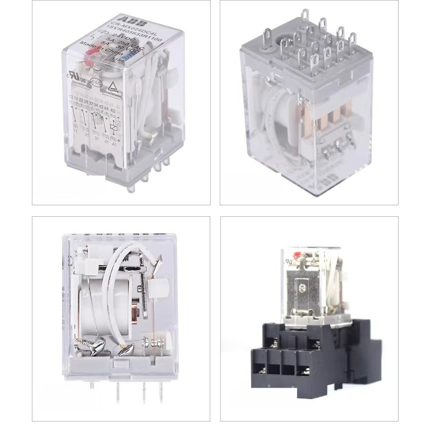 ABB รีเลย์ระดับกลาง CR-MX024AC2L-MX024DC2L-MX024AC4L-MX024DC4L-MX230AC2L-MX230AC4L CR-M2SFB-M4SFB-M4