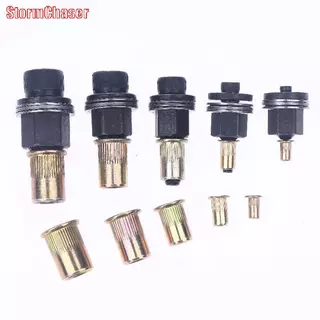[Storm-t] 11 ชิ้นคู่มือ Riveter Nut เครื่องมืออุปกรณ์เสริมสําหรับถั่ว M3 M4 M5 M6 M8 M10 M12 ง่ายติดตั้ง Hand Rivet Nut