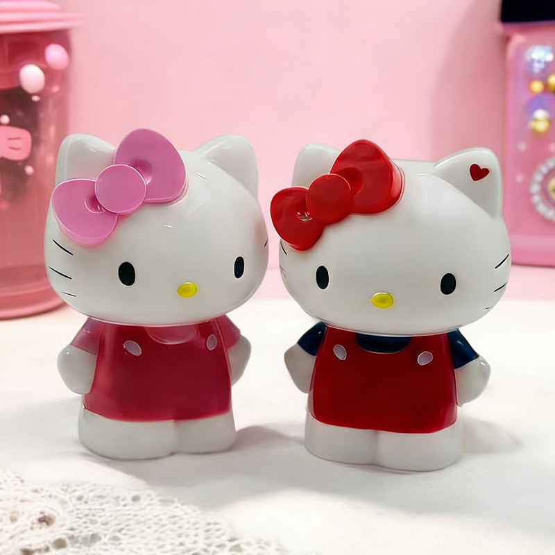 ที่เก็บแปรงแต่งหน้าลายคิตตี้และชินจัง กล่องเก็บที่เขียนคิ้ว กระบอกปากกา เครื่องเขียนนักเรียน