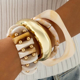 สร้อยข้อมือ กำไลข้อมือ ins ออกแบบ ผู้หญิง สำหรับผู้หญิง หรูหรา เรโทร สไตล์มินิมอล เข้ากับทุกการแ สไตล์หลากหลาย