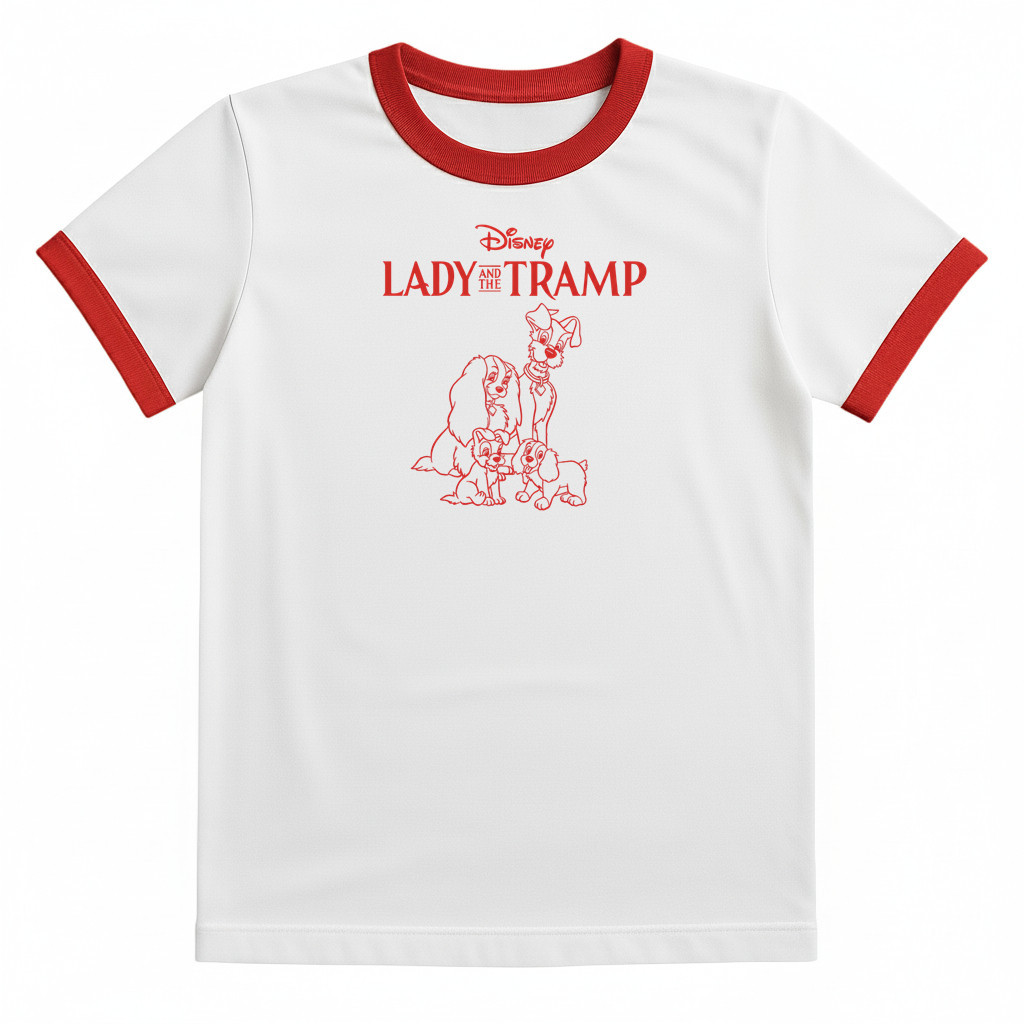⭐พร้อมส่ง⭐Lady n' Trump II Ringer Tee เสื้อยืดกุ๊นแขน/ Ringer tee 90-150cm