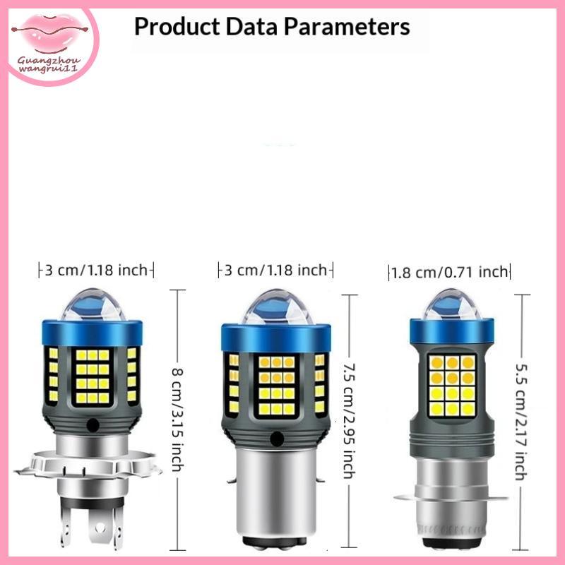 [GZ] 1/2 ชิ้น 120 วัตต์ H4 ไฟ LED สําหรับรถจักรยานยนต์ 360° ไฟขับรถขนาดเล็ก Super Bright H4 H6 T19 P15D ไฟหน้า TH ราคา ถูกที่สุด ดีลบีเคเค แกลเลอรีภาพที่ 5