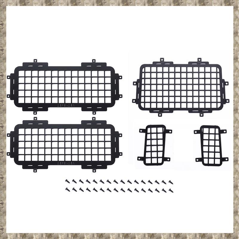 [zv0lma8i] สําหรับ MN D90 MN98 MN99S เหล็กด้านหลังและด้านข้างโลหะสามมิติหน้าต่างตาข่ายป้องกันสุทธิ 1