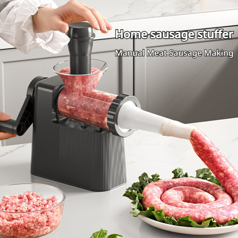 Hand Crank Sausage Stuffer - เครื่องทําด้วยมือสําหรับไส้กรอกเนื้อโฮมเมด