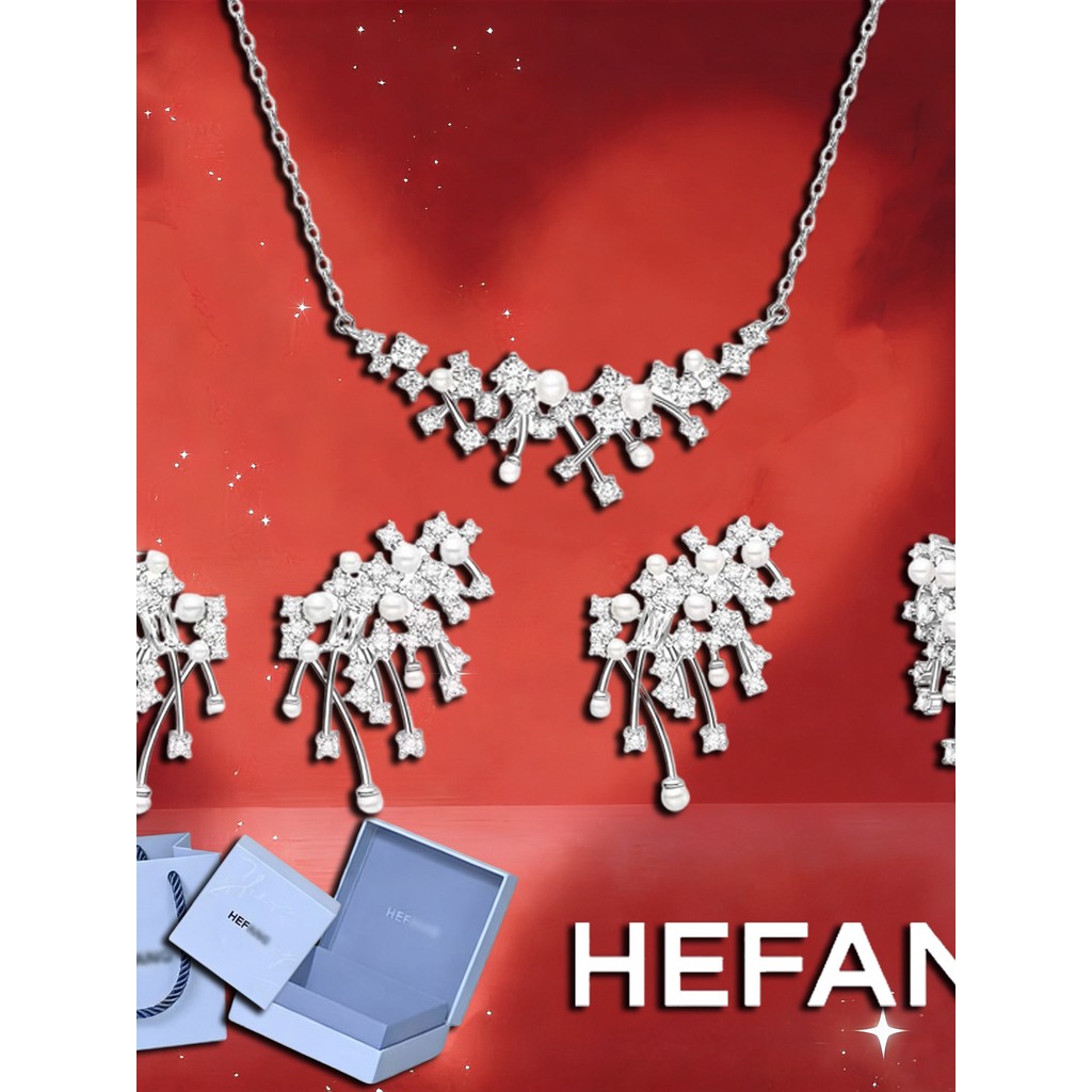 สร้อยคอ สร้อยคอแมว Hefang Bright Nebula สร้อยคอลูกปัด Bubble Sugar Cube หรูหราและมีคุณภาพสูง เพอร์เฟ