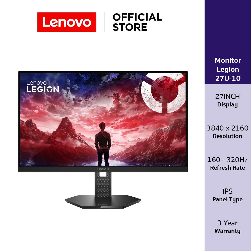 Lenovo Legion 27U-10 (67D1GAC1TH)Monitor 27" INCH 4K 160HZ/ FHD 320HZ IPS Pivot