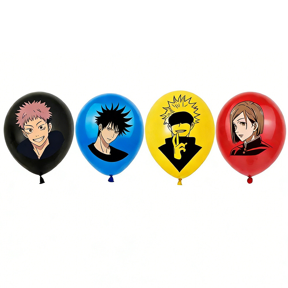 Jujutsu Kaisen Birthday Party Multicoloured Happy Birthday Toppe Gifts