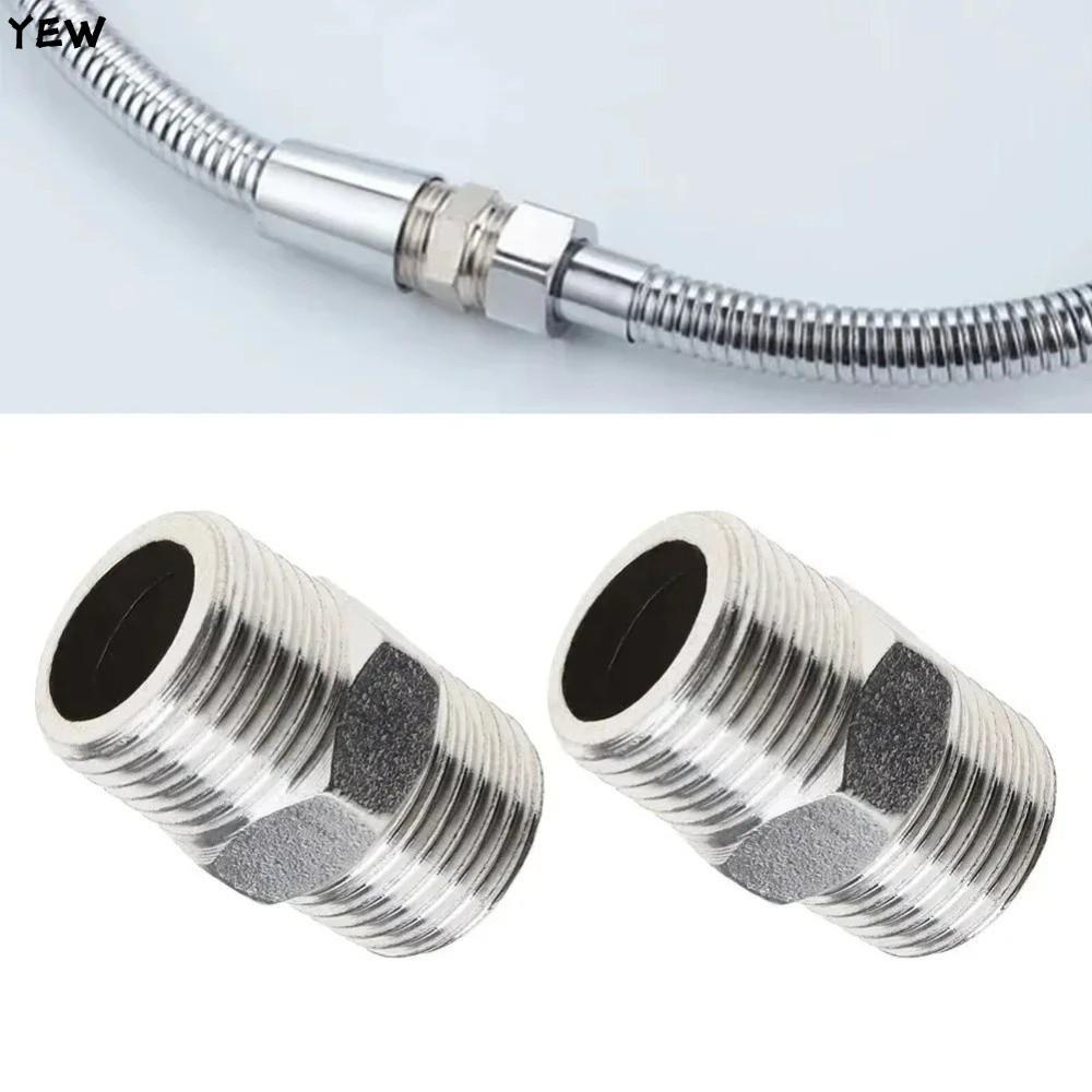 ใช่ ท่อต่อฝักบัว,1/2 "ชาย ฐานสิบหก หัวนมคู่ชายเกลียว ตัวเชื่อมต่อ,เชื่อมต่ออย่างรวดเร็วสแตนเลสอุปกรณ์ท่อยาวพิเศษอุปกรณ์ประปา