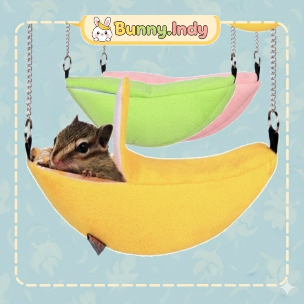 Bunny.indy เปลกล้วย สำหรับ เปลชูการ์ไกรเดอร์ เปลกระรอก เปลกระจ้อน