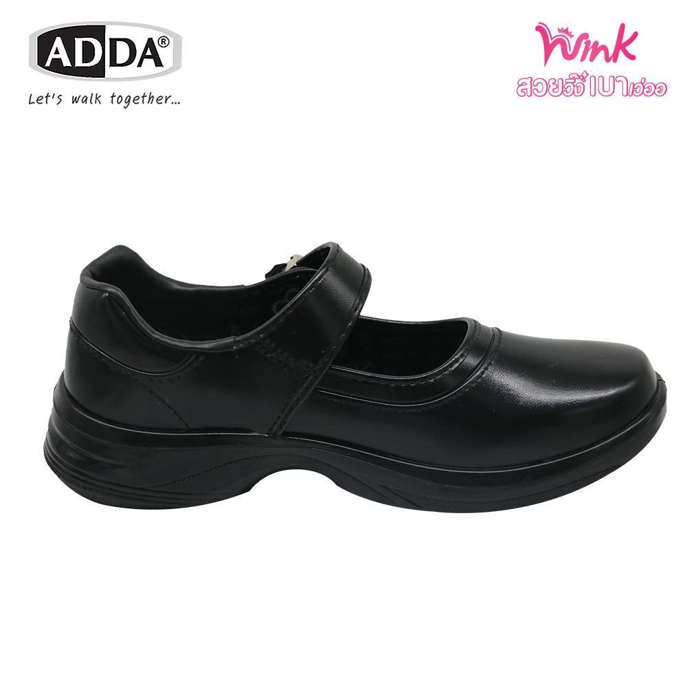 ADDA WINK รองเท้านักเรียน รองเท้าหนังดำ เด็กผู้หญิง รุ่น 41T01 (ไซส์ 30 - 43) รูปที่ 3