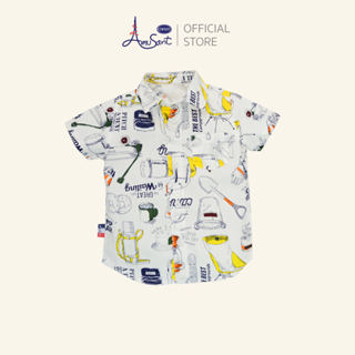 AMUSANT เสื้อเชิ้ตคอปก พิมพ์ลาย 6เดือน-8ปี EH2N71