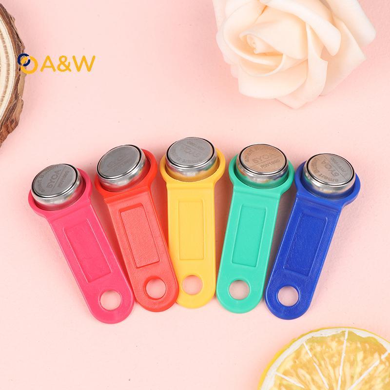 A&W 1 ชิ้นพลาสติกเขียนซ้ําได้ RFID Touch Memory Key TM Card iButton Copy Card กุญแจซาวน่า