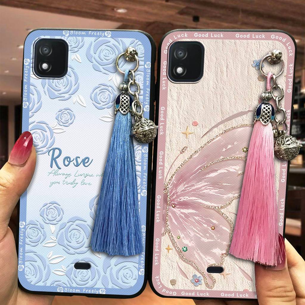 พู่ Bell เคสโทรศัพท์สําหรับ Wiko Life3 U316AT Graffiti น่ารักแฟชั่นออกแบบการ์ตูนโทรศัพท์กระเป๋ากันน้