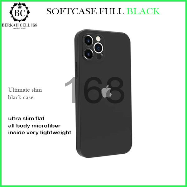 SOFTCASE SAMSUNG A17 A16 A15 A12 M12 A13 4G A13 LTE A14 5G A20 A30 A20S - CASE FULL BLACK - BCL168