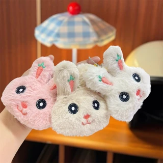 มาใหม่ พวงกุญแจ ตุ๊กตาน่ารักๆ ลายการ์ตูน ขนนุ่ม บีบเล่น มีเสียง พร้อมส่ง