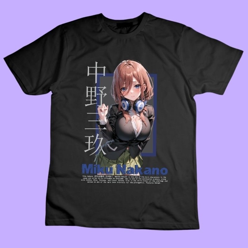 เสื้อยืด Nakano Miku