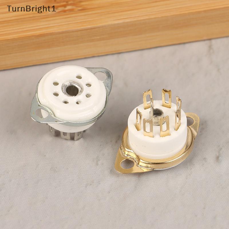 [TurnBright] 2 ชิ้น 7pin B7G เซรามิคสูญญากาศ Tube Soet Valve Base สําหรับ 6Z4/EAA91/EC92, ฯลฯ เครื่อ