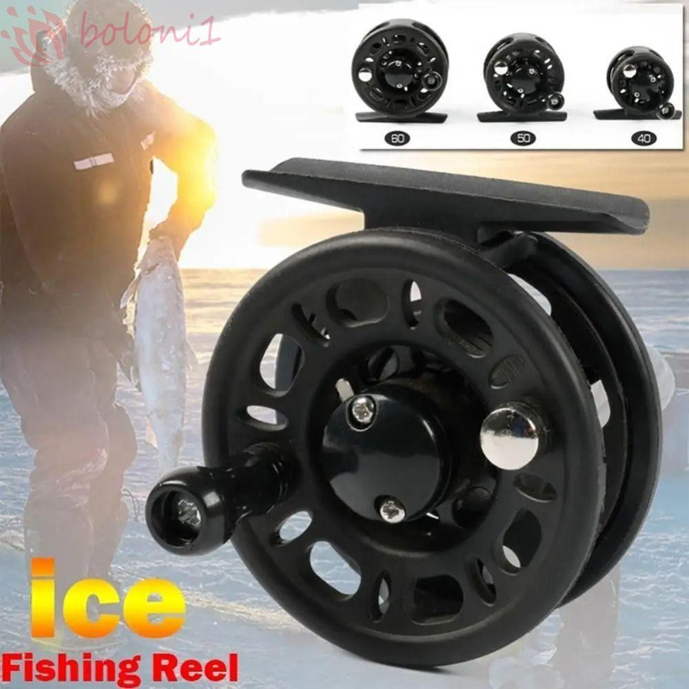 รอกตกปลาน้ําแข็ง Ultralight Mini Ice Fishing Reels ST40/ST50/ST60 สำหรับฤดูหนาว ทนทานและเบา-weight