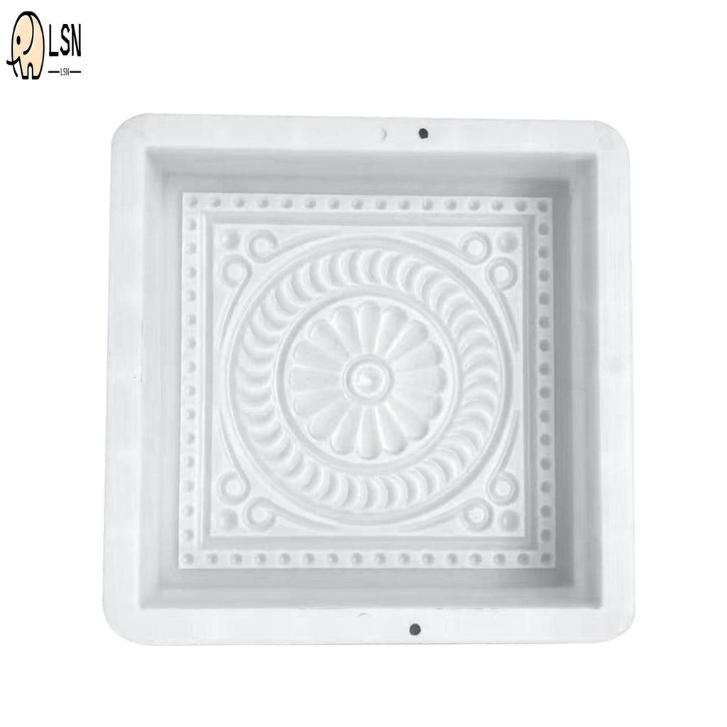 แม่พิมพ์ซีเมนต์กลีบที่สวยงาม DIY ทางเดิน Stepping Stones Cement Paving Mould สําหรับลานถนนสวน