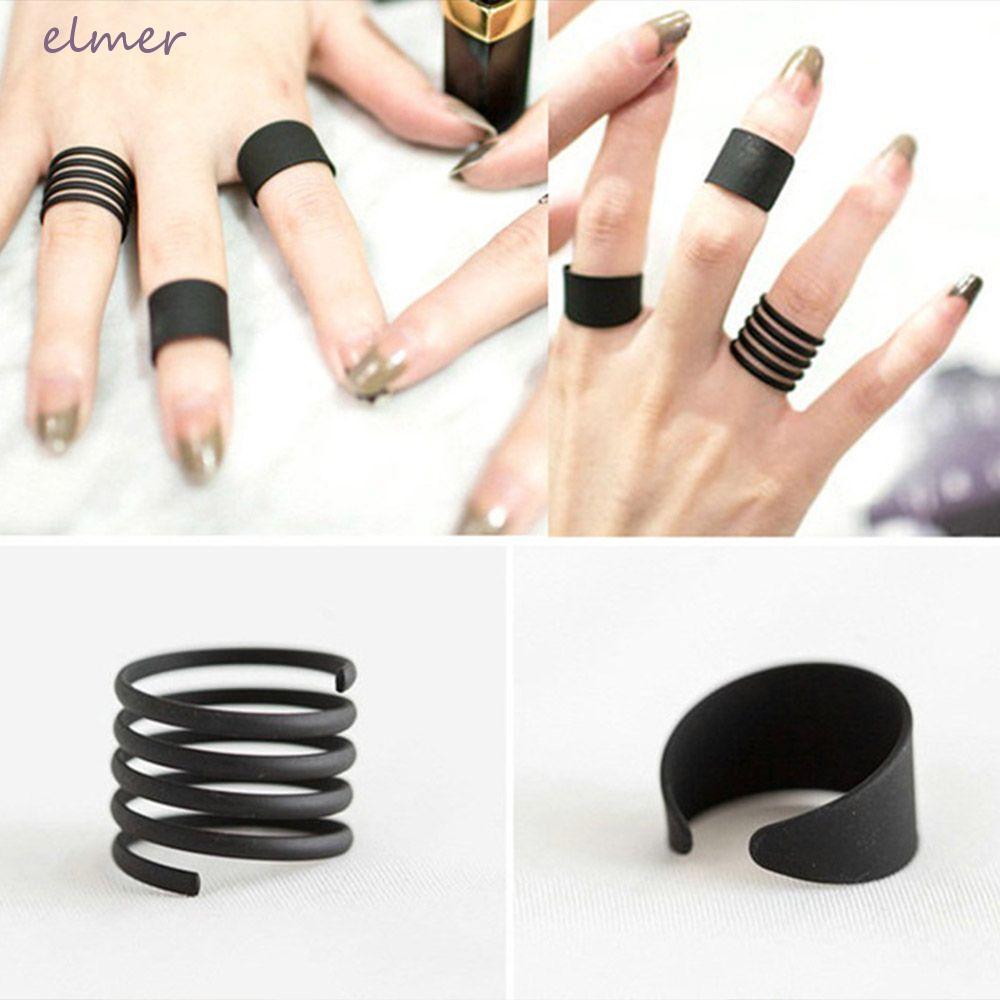 ELMER Knuckle Ring เทรนด์ใหม่ สีดำ