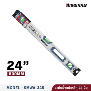 Masaru วันระดับน้ำ 30-100 cm ระดับน้ําแม่เหล็ก ที่วัดระดับน้ำ แม่เหล็ก ฉากวัดระดับน้ำ แบบอลูมิเนียม