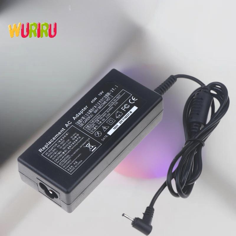 [แปด] 1 ชิ้นแล็ปท็อปอะแดปเตอร์ชาร์จไฟ 19V 2.37A 45W 3.0*1.1 มม.AC สําหรับ Acer A13-045N2A S7 S7-392/