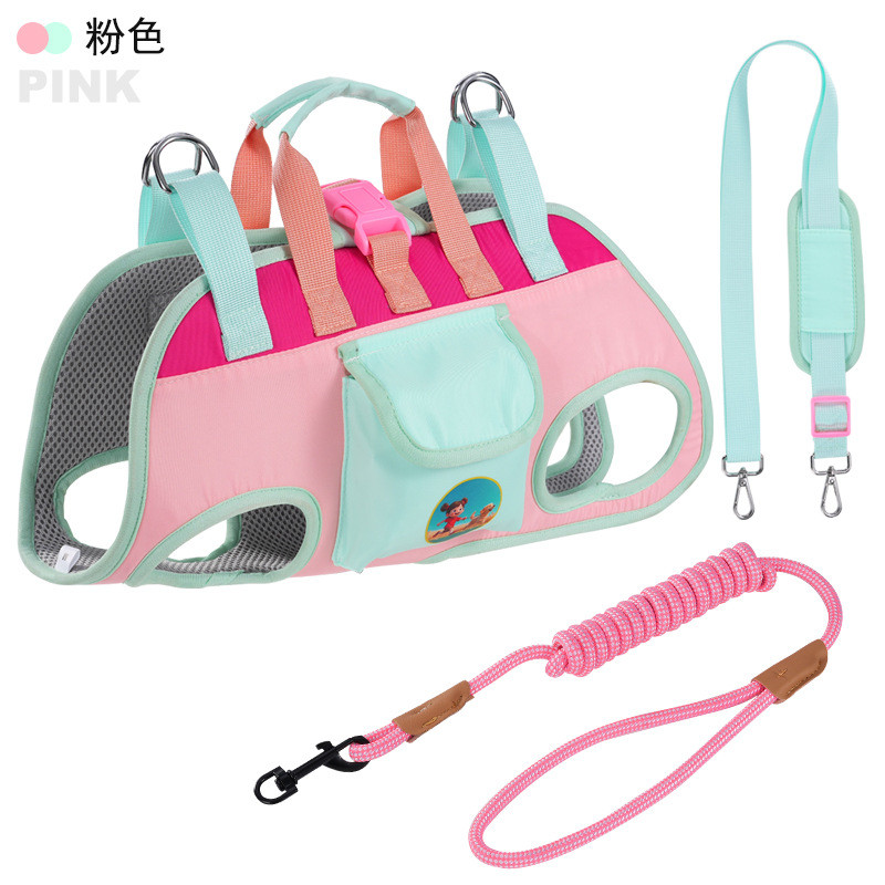 Outing Handbag Pet Portable Rainy Day Walking Dog Handy Tool Messenger Bag Dog Chest Bag Dog Backpac