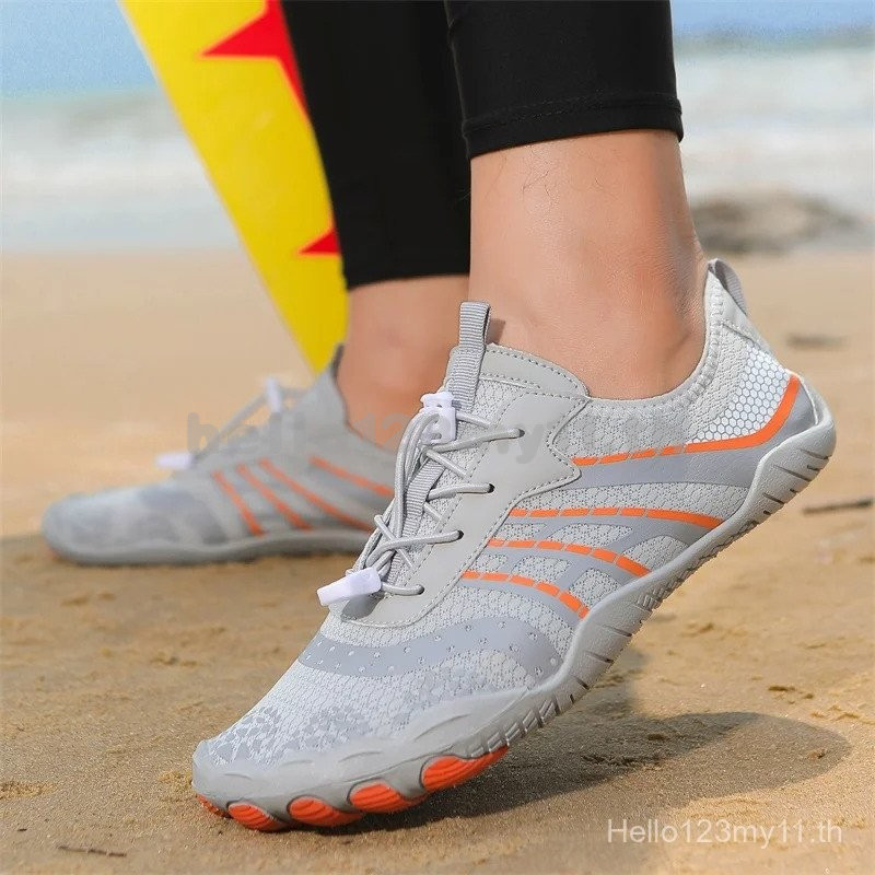 มาใหม่ล่าสุด รองเท้าผู้ชายน้ำแห้งเร็ว Anti-Slip Five Finger ทนทาน ขนาด 35-46 7H9V