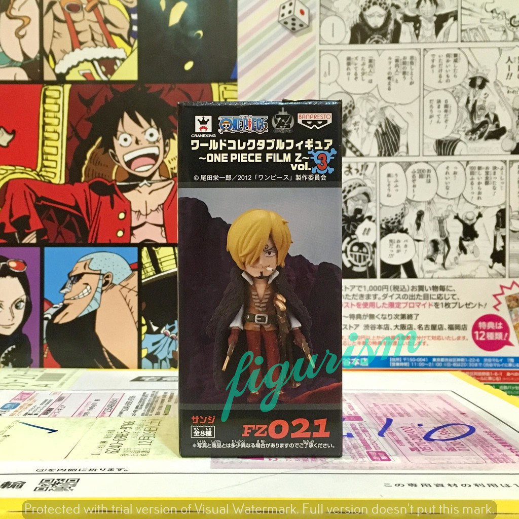 (🔵PRE-ORDER)WCF Sanji ซันจิ one piece Film Z วันพีซ ฟิล์มแซด fz 021  ของแท้ ญี่ปุ่น