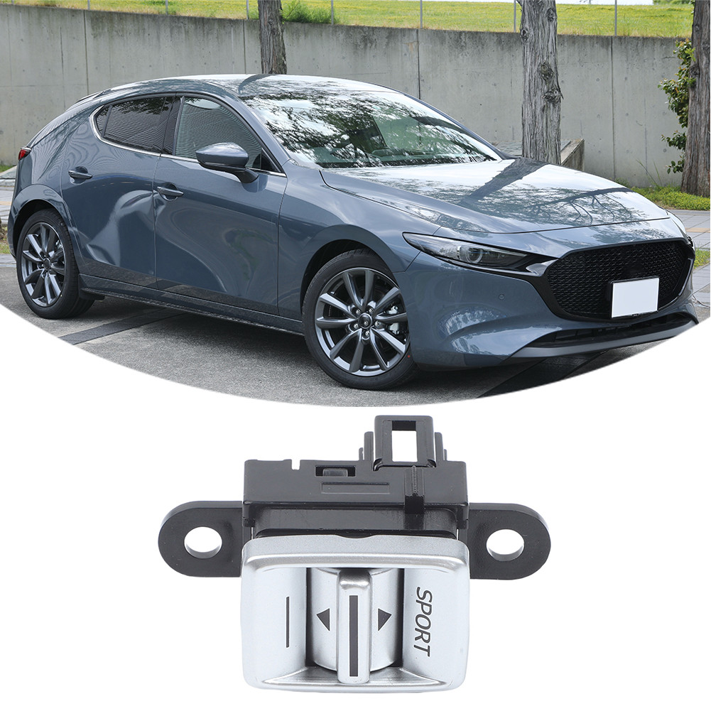 [ใหม่] LHD Gear Shifter Sport Center Drive ปุ่มควบคุมสวิตช์สําหรับ Mazda GMJ666YK0