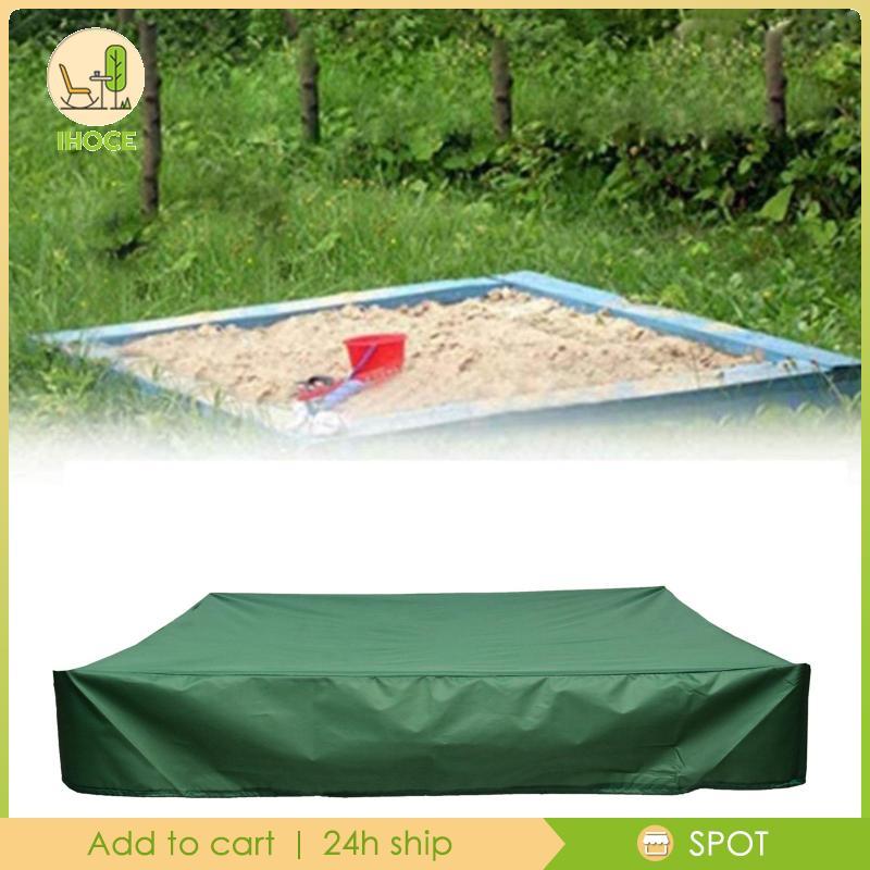 [Ihoce] Sandbox Cover Sandbox Square ผ้า Oxford กันน้ําสําหรับเดินทาง RV เฟอร์นิเจอร์กลางแจ้ง