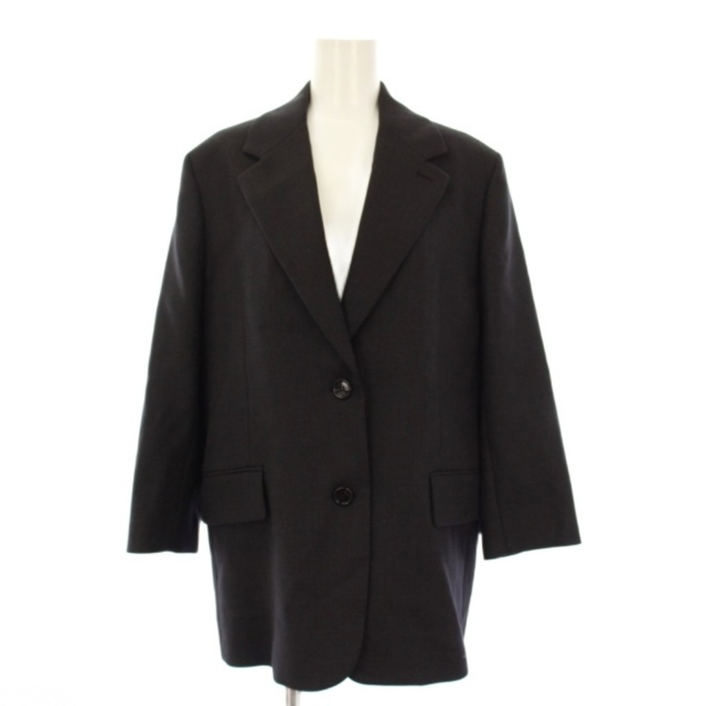 PRADA Jacket Tailored wool black Direct from Japan Secondhand
