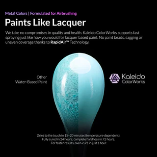 🎨 Kaleido ColorWorks Acrylic METAL Paint | สีแอร์บรัช สีทำโมเดล สีอะคริลิคเมทัลลิค (สำหรับ กันพลา โมเดลพลาสติก) 🌟✨