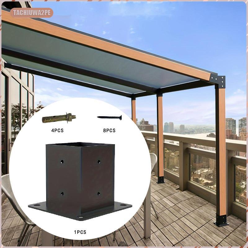 [tachiuwa2pe] Pergola Bracket Post Base Post Bracket Anchor Base ขาตั้งไม้ยกระดับ