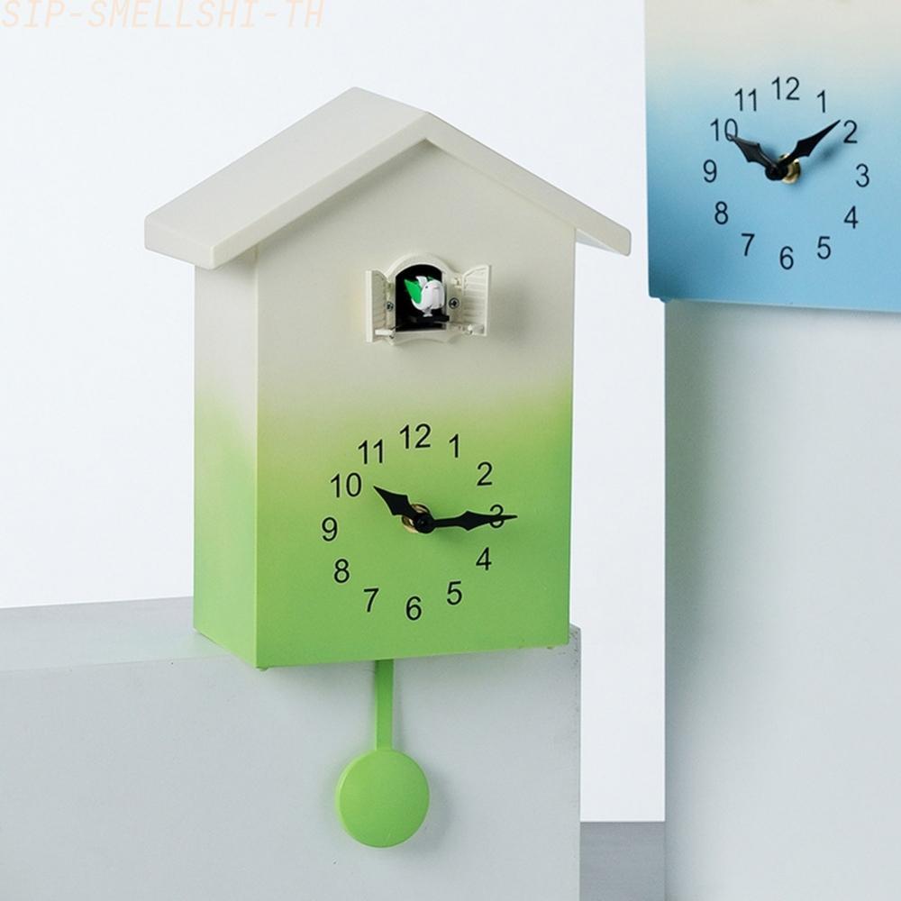 【SMELLSHI】Adorable Cuckoo Clock Silent Movement Wall Clock and Alarm Clock for Living Room